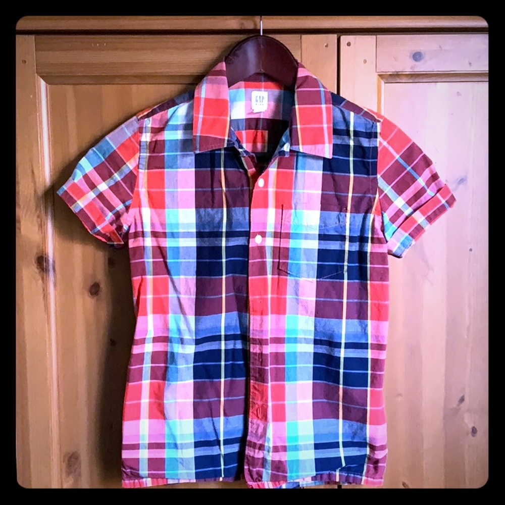 Gap boys button down shirt